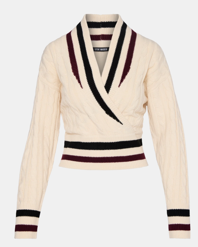 Addison Sweater- Cream - Xs