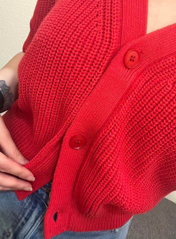 Janae Cardigan- Red