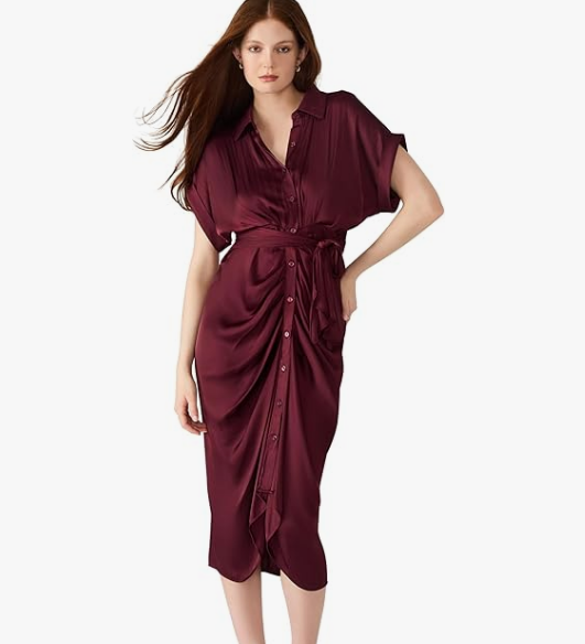 Tori Dress- Wine - 6