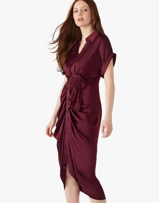 Tori Dress- Wine - 0