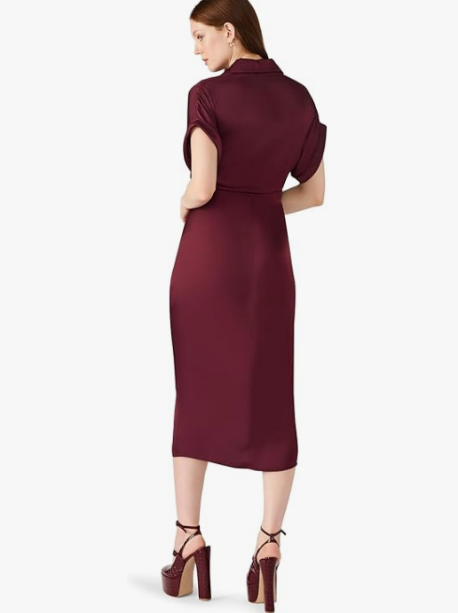 Tori Dress- Wine - 0