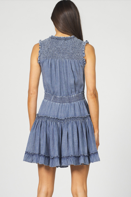 Melodie Dress- Independence Blue - Xs