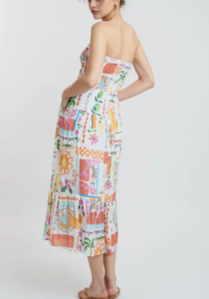Papaya Said So Dress- Multi - S