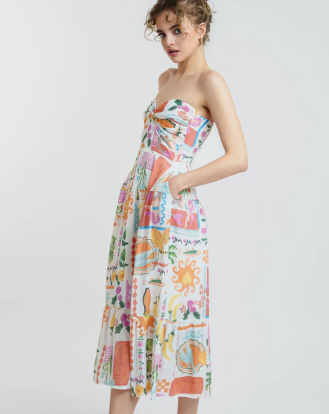 Papaya Said So Dress- Multi - S