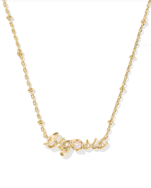 Big Sis Short Pndt Nck Gold Fshwtr Cltrd Pearl