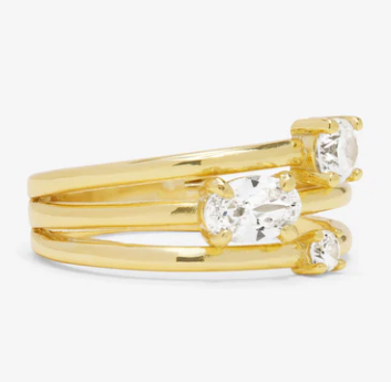 Nina Stacked Ring - GOLD - 6
