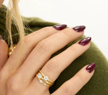 Nina Stacked Ring - GOLD - 6