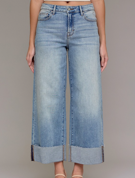 Nori Hr Wide Leg Cuff Jean Vintage