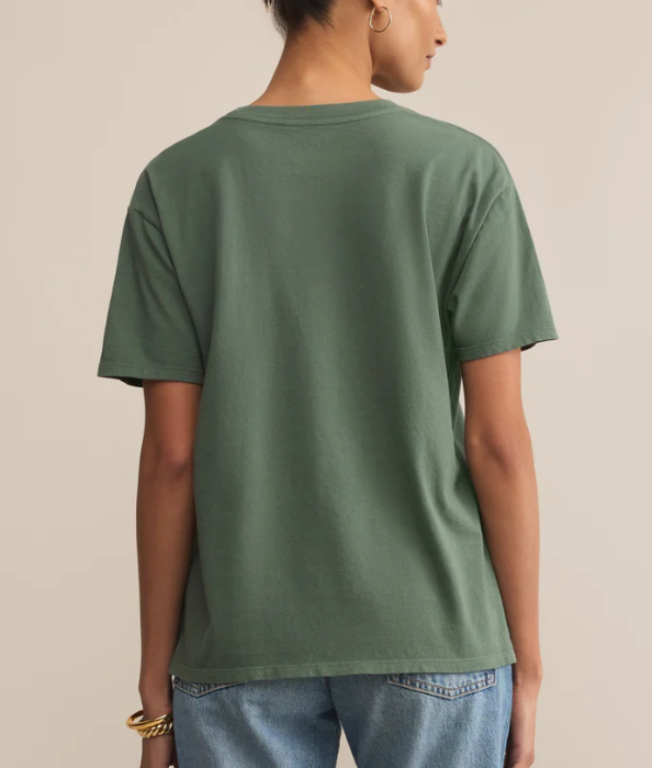 Spicy Marg Boyfriend Tee - Hunter Green
