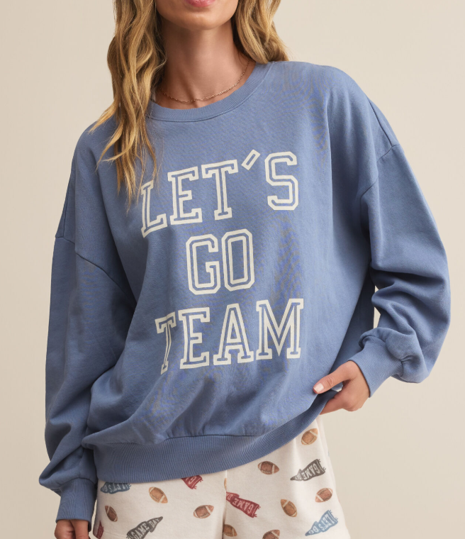 Go Team Sunday Sweatshirt - Storm Cloud - Lg