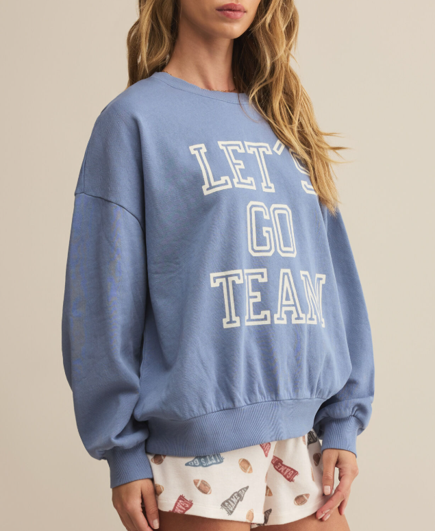 Go Team Sunday Sweatshirt - Storm Cloud