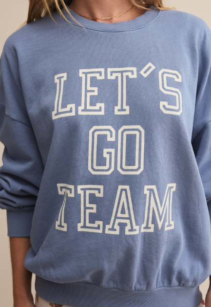 Go Team Sunday Sweatshirt - Storm Cloud - Xs