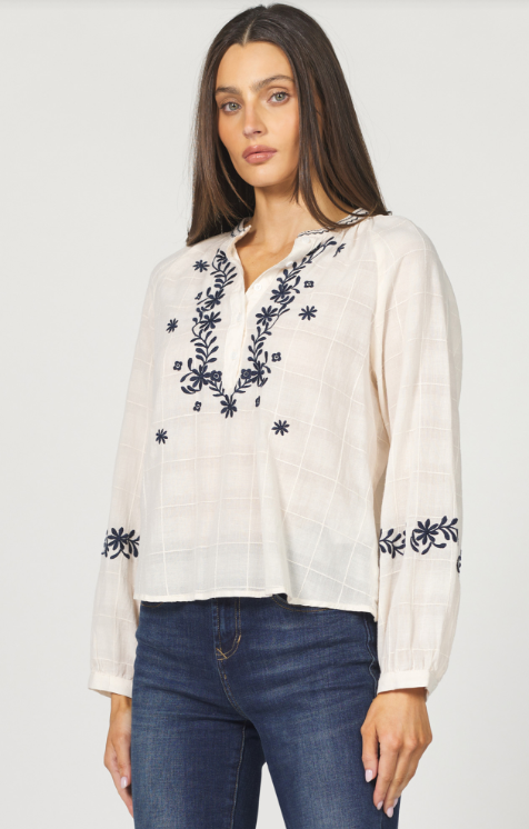 Ella Top - Whitecap Gray