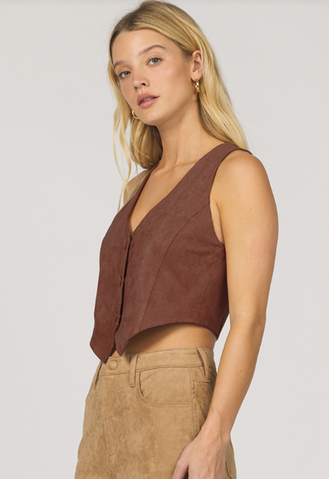 Drea Vest- Brownie