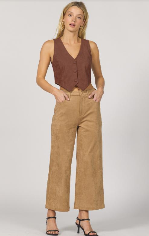 Drea Vest- Brownie