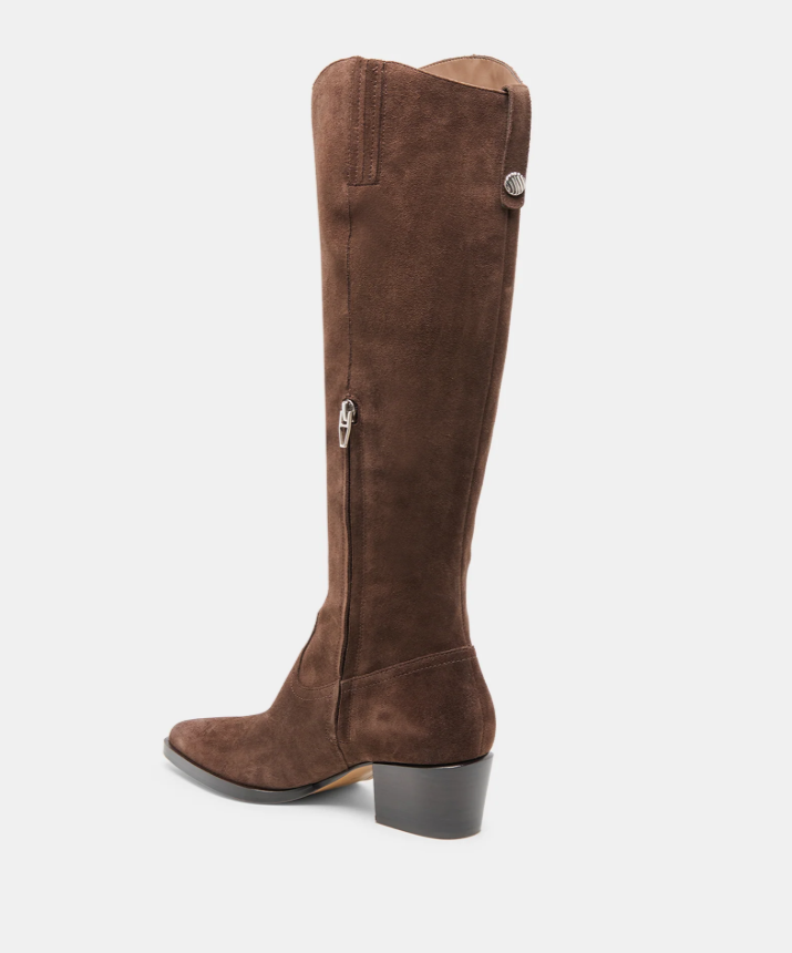 Virona H20 Suede Boots- DK Brown - 6