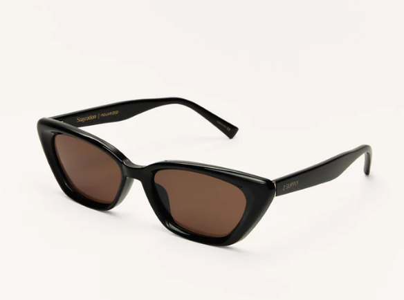 Staycation Polished Black-Brown Polarized
