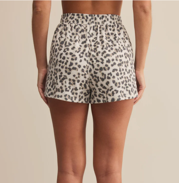 Luxe Leopard Short- Champagne