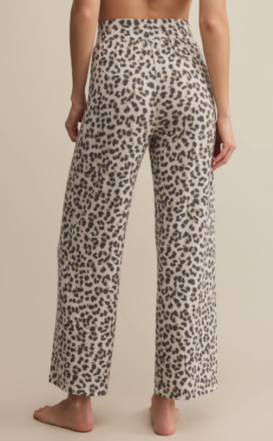 Luxe Leopard Pant- Champagne
