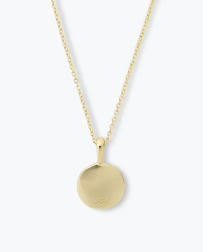 D Baby Love Letters Medallion Necklace