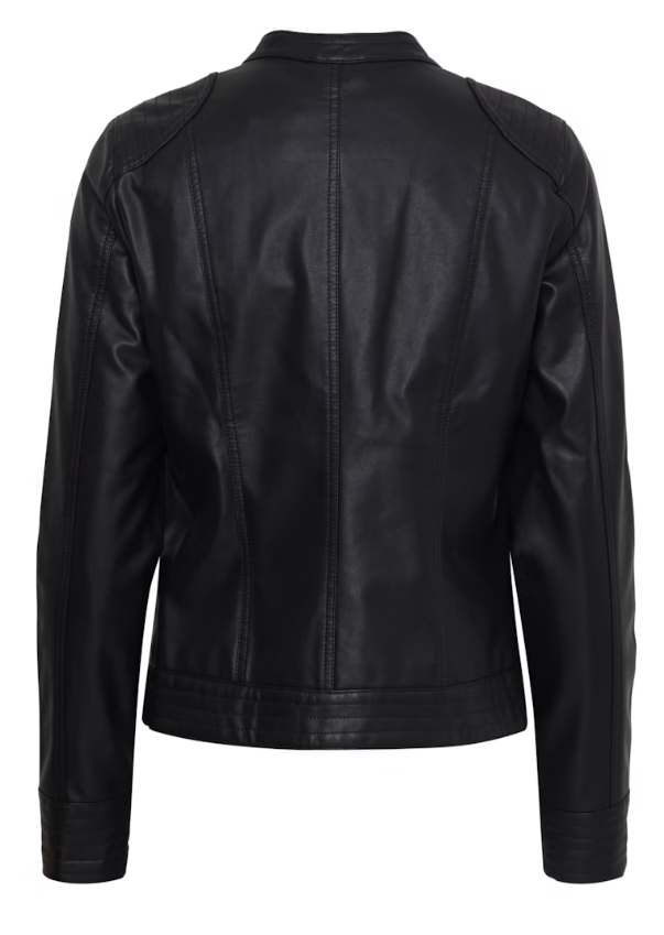 Byacom Leather Jacket- Black - 36 (Sm)