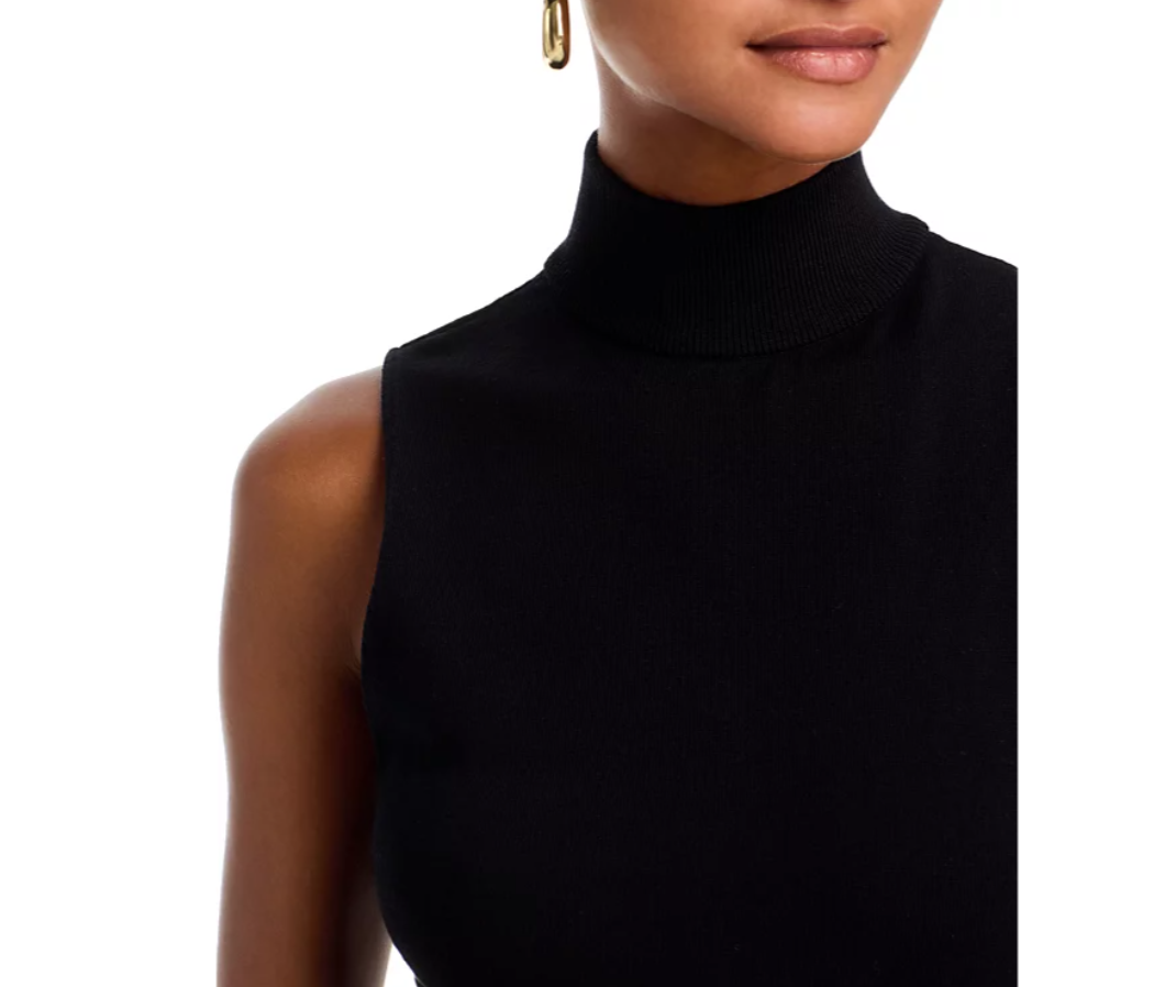 Breslin Sweater Dress- Black - Xs
