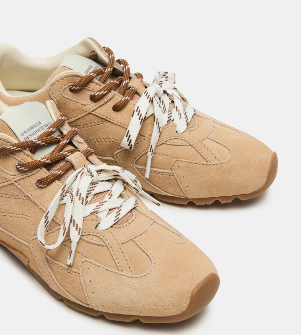 Aziel Sneaker- Sand Suede