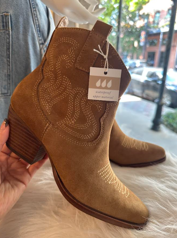 Shania H2O Boots- Brown Suede
