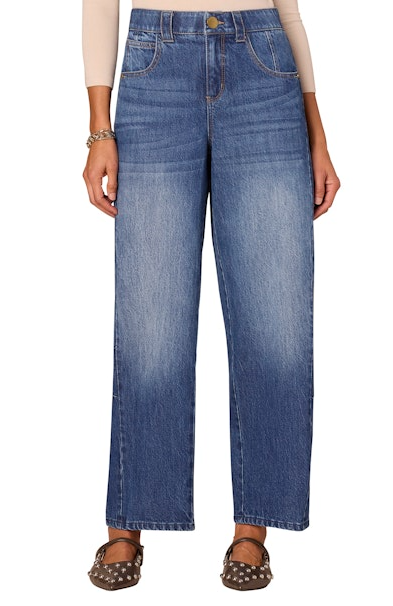 28/19" "Ab" Solution High Rise Barrel Jean - 8