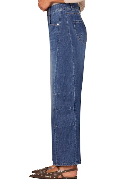 28/19" "Ab" Solution High Rise Barrel Jean - 0