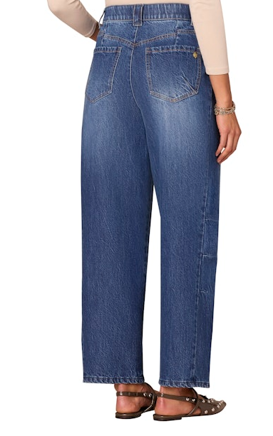 28/19" "Ab" Solution High Rise Barrel Jean