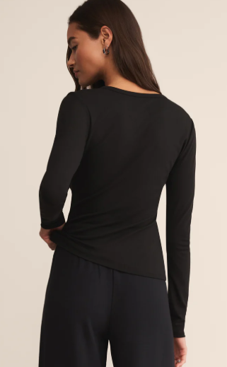 Second Skin Crew LS- Black - Xs