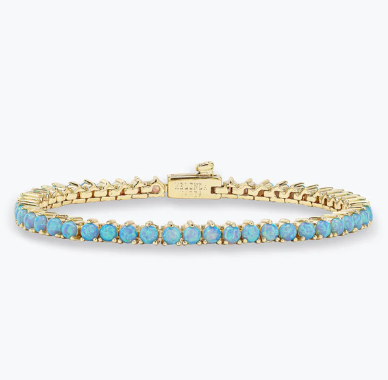 Not Your Basic Blue Opal Bracelet