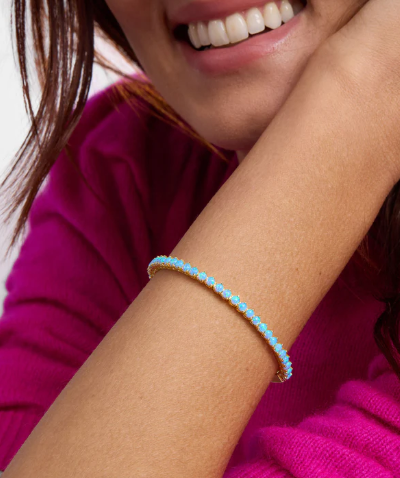 Not Your Basic Blue Opal Bracelet