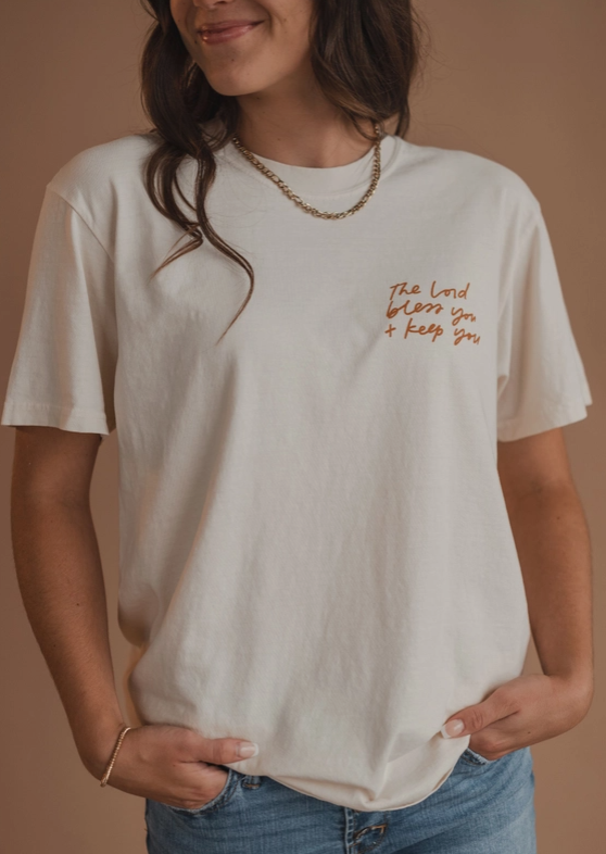 The Blessing Tee- Ivory - L