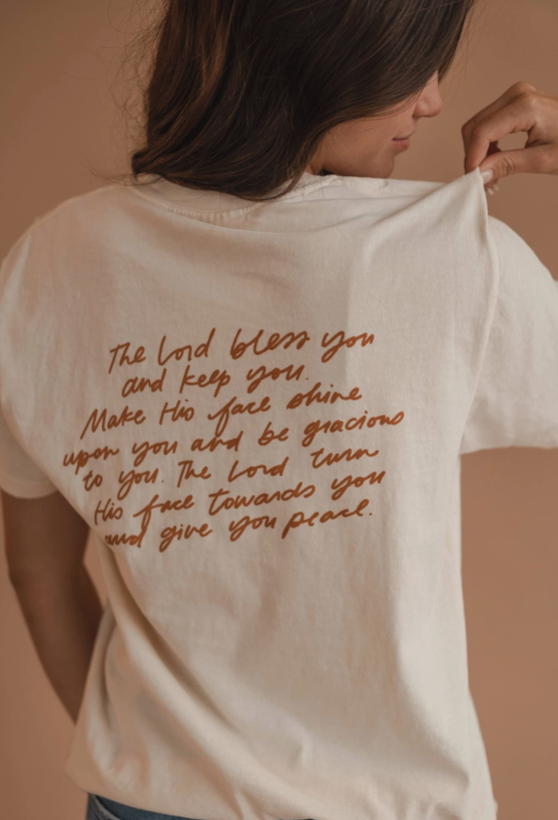 The Blessing Tee- Ivory