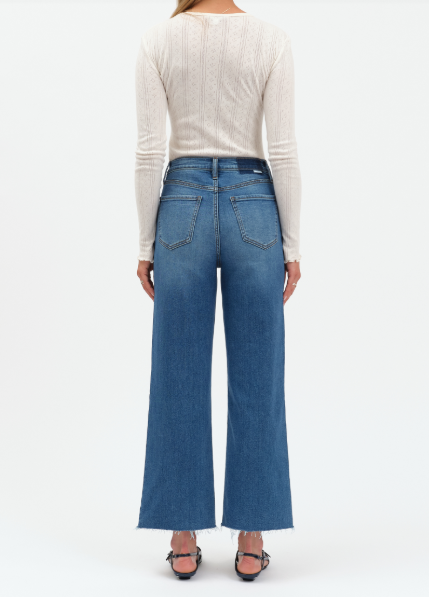 Pleaser HR Wide Jean- INDIGO WAVE