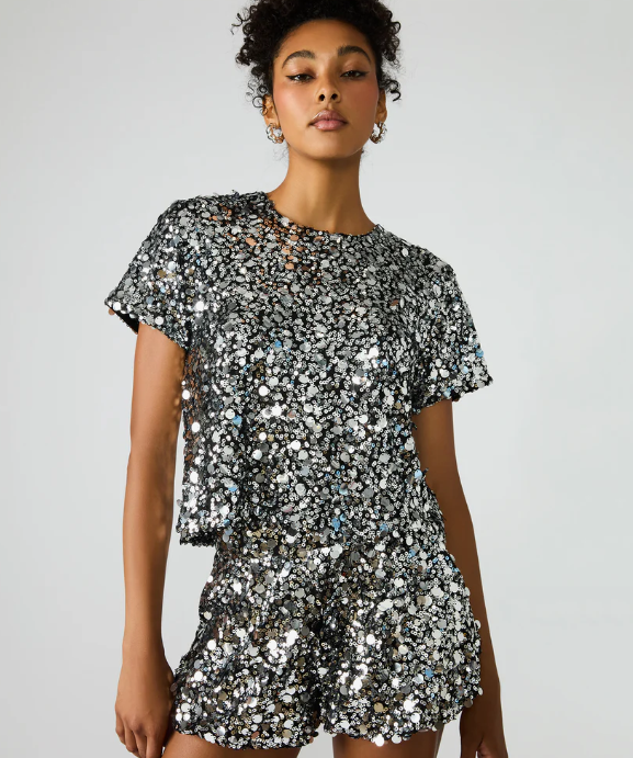 Cressa Top- Silver