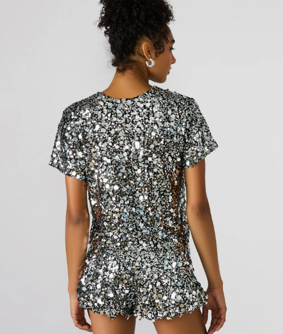Cressa Top- Silver