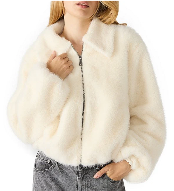 Evanie Coat- Cream - Xs
