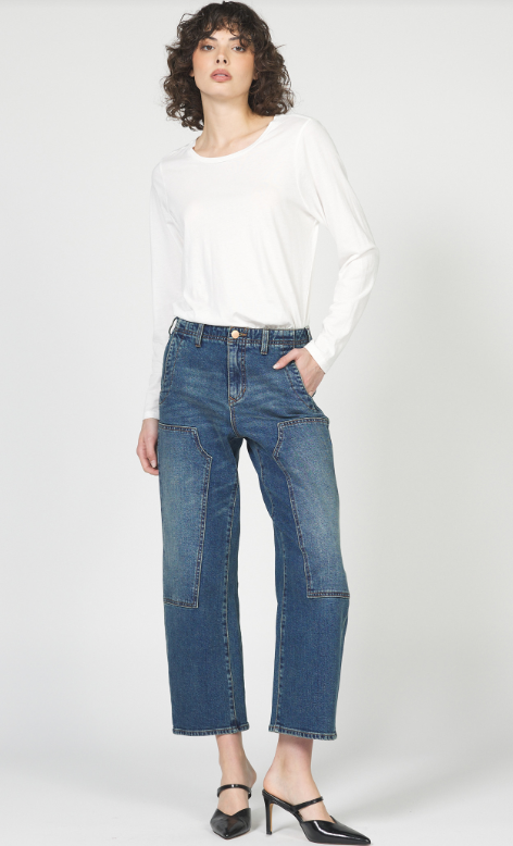 Lasso Barrel Jean- Lucent
