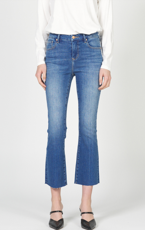Jeanne Flare Mid Rise Jean- Satellite - 26