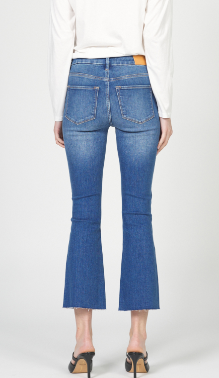 Jeanne Flare Mid Rise Jean- Satellite - 24