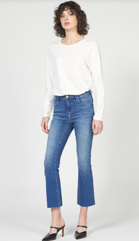 Jeanne Flare Mid Rise Jean- Satellite