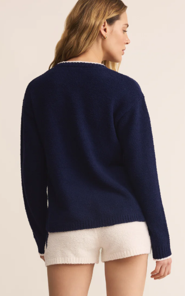 Ski Plush Top- Blue Sapphire