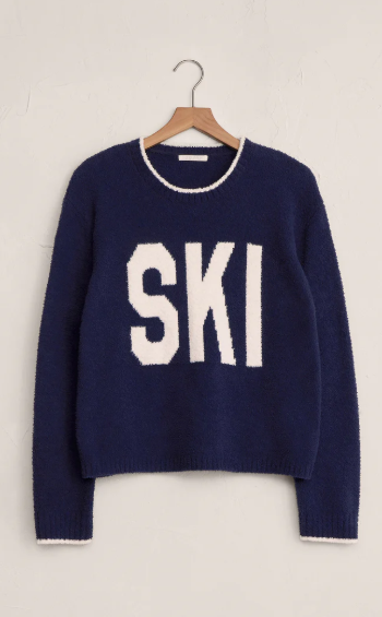 Ski Plush Top- Blue Sapphire