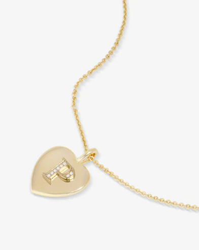 P Baby Love Letters Pendant Necklace