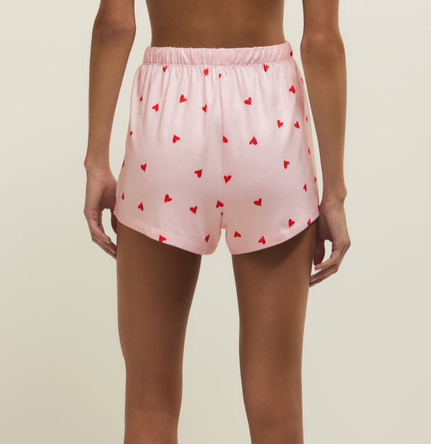 Love First Heart Short- Pink Marshmallow