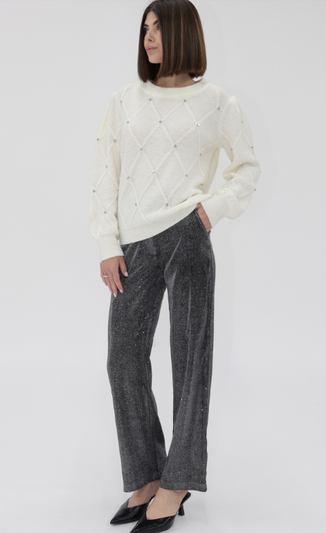 Bishop Straight Leg Pant- Disco