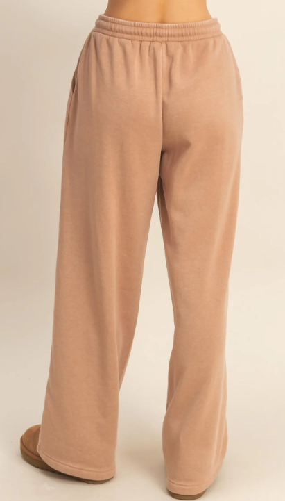 Enni Drawstring Pants- Dark Taupe - S